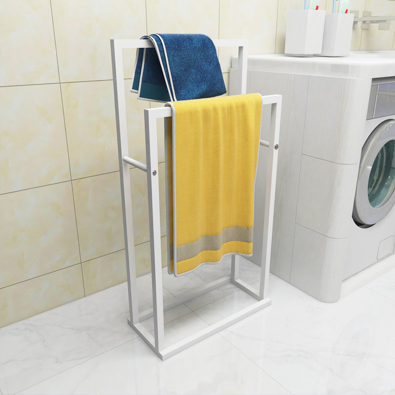 Freestanding Towel Stand & Reviews Wayfair